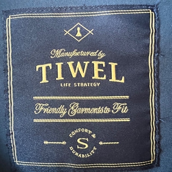 Tiwel mens size S navy jacket - Picture 6 of 11